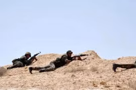 Binh sĩ Syria trên chiến trường Deir ez Zor (ảnh minh họa)