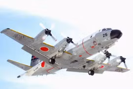Máy bay P-3C của Lực lượng phòng vệ biển Nhật Bản.