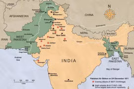 Bản đồ xung đột khu vực Ấn Độ, Pakistan theo CNN.