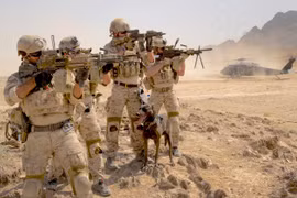 Đặc nhiệm SEAL của hải quân Mỹ ở Afghanistan - Ảnh: US Navy