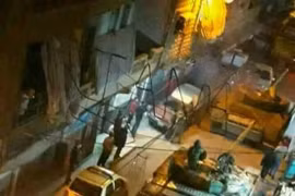 Xe tăng quân đội Syria tiến vào khu vực quận Al-Qadam phía nam Damascus. Ảnh minh họa Muraselon