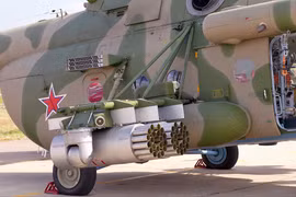 Tổ hợp tác chiến điện tử Vitebsk trên trực thăng Mi-8 Nga - ảnh minh họa Bình luận Quân sự