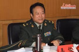 Vương Tín, cựu Chính ủy Ban chỉ huy giao thông lực lượng cảnh sát vũ trang Trung Quốc. Ảnh: People
