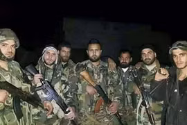 Binh si quân đội Syria trên chiến trường cao nguyên Golan, ảnh minh họa Masdar News
