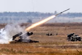 Pháo phản lực nhiệt áp TOS-1A " Solntsepek" trên chiến trường Iraq - ảnh minh họa South Front