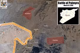 Quân đội Syria tấn công Palmyra, trận chiến sống còn của chế độ