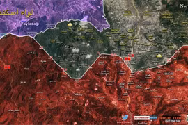 Bản đồ mặt trận Latakia ngày 02.07.2016