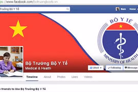 Trang Fanpage của Bộ trưởng Bộ Y tế Nguyễn Thị Kim Tiến.