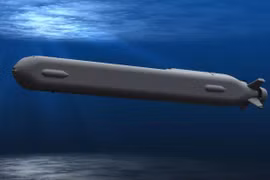 Tàu ngầm không người lái Orca do hãng Boeing chế tạo, thực hiện nhiệm vụ trinh sát chống ngầm, chống thủy lôi. Ảnh minh họa: The Drive.