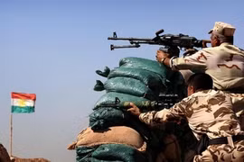 Các chiến binh Peshmerga đã chặn đứng bước tiến của nhóm IS trước khi chúng tiến tới các thành phố A rập 