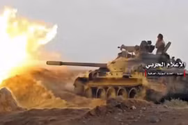 Quân đội Syria tấn công trên vùng ngoại ô thành phố Al-Bukamal - ảnh minh họa Masdar News
