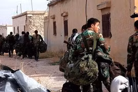 Những binh sĩ mới của lực lượng Tigers Syria