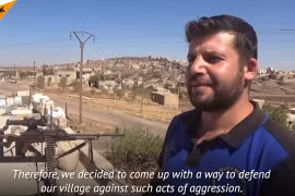 Thiết bị robot súng máy "bắn tỉa điện tử" của kỹ sư Syria. Ảnh minh họa video Sputnik