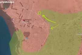 Các mũi tiến công của Ả rập Xê-út vào thành phố cảng al-Hudaydah của Yemen. Ảnh: South Front.