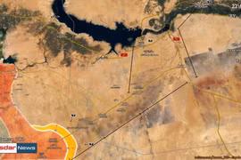 Bản đồ chiến sự tỉnh Raqqa