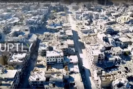 ảnh thành phố Raqqa bị hủy diệt - ảnh South Front