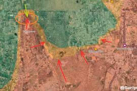 Các mũi tấn công của lực lượng Quân đội Quốc gia Libya LNA vào Tripoli. Ảnh bản đồ South Front