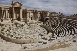 Nhà hát La mã cổ đại ở Palmyra từ nay sẽ chỉ còn tồn tại trong các bức ảnh lịch sử