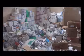 Vũ khí, trang bị y tế của Israel bị thu giữ ở Daraa.