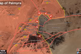Lực lượng Tigers giành được cao điểm khống chế Palmyra