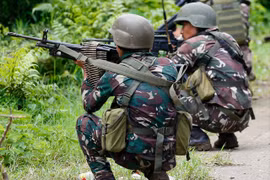 Binh sĩ Philippine trong thành phố Marawi