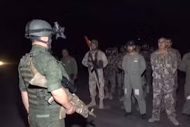 Lực lượng đặc nhiệm yria trước giờ xuất kích - ảnh video Bộ quốc phòng Nga