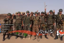  Các lực lượng vũ trang Syria đến từ ngoại ô Damascus. Ảnh lực lượng vũ trang địa phuoqng NDF
