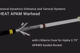 General Dynamics công bố đầu đạn HEAT APAM cho Hệ thống vũ khí tiêu diệt chính xác nâng cao (APKWS). Ảnh General Dynamics