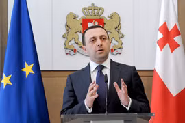 Quyền Thủ tướng Gruzia Irakli Garibashvili. Ảnh: AFP