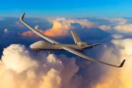 Máy bay không người lái MQ-9B SkyGuardian (RPA) trong chuyến bay thử nghiệm 42 giờ - ảnh defece aerospace