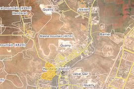 Trại tị nạn Handarat ở Aleppo
