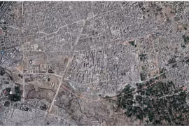 Hầu hết khu vực quận Ayn Tafma bị tàn phá bởi cuộc chiến tranh - ảnh Googlemap