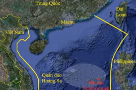 Khu vực Trung Quốc cấm đánh bắt cá. Đồ họa: Sina