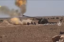 Pháo binh quân đội Syria tập kích dữ dội chiến tuyến của IS trên vùng nông thôn tỉnh Hama