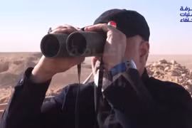 Tướng Qasem Soleimani chỉ huy các hoạt động quân sự trên chiến trường Mayadeen - ảnh minh họa video truyền thông Hezbollah