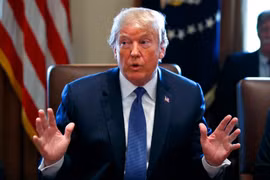 Tổng thống Donald Trump tuyên bố sẽ có phản ứng sớm với vụ tân công hóa học ở Syria - ảnh minh họa Washington post