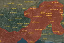 Bản đồ tình hình Aleppo cuối ngày 07.12.2015
