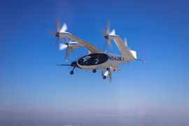 Taxi bay điện (eVTOL) của công ty Joby Aviation. Ảnh Tech Crunch