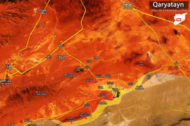 Quân đội Syria tấn công vào nội thị thành phố cổ Qaryatayn