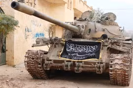 Xe tăng T-55 của lực lượng Jabhat Al-Nusra