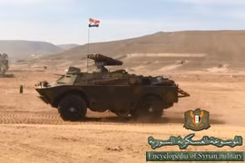 Xe chiến đấu 9P148, trang bị tổ hợp tên lửa chống tăng "Konkurs" ở Syria. Ảnh minh họa RG