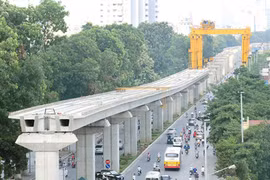 Dự kiến đến tháng 6/2016 dự án đường sắt trên cao Cát Linh - Hà Đông mới hoàn thành