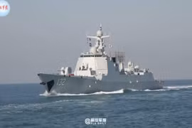 Khu trục hạm Type 052D Tô Châu. Ảnh Naval Post