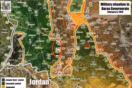 Phiến quân thị trấn Ibtaa và Dael đầu hàng Quân đội Syria