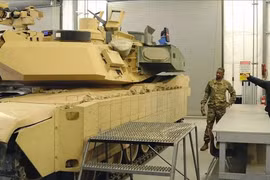 Xe tăng Abrams M1A2C nâng cấp. Ảnh: báo Đức Stern.