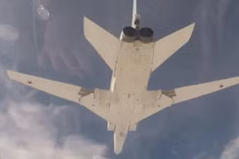 Tu-22M3 ảnh minh họa video Bộ quốc phòng Nga
