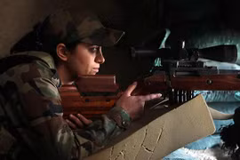 Clip chiến binh khủng bố bị Sniper quân đội Syria hạ thủ