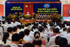 Đại hội nhiệm kỳ 2015-2020 của quận Ngũ Hành Sơn.Ảnh: Cổng thông tin TP Đà Nẵng