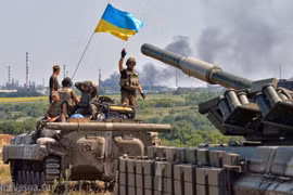 Quân đội Ukraine chuẩn bị sẵn sàng cho cuộc tấn công. Ảnh minh họa Rusvesna