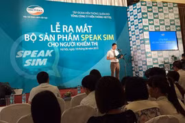 Buổi ra mắt sản phẩm cho người khiếm thị.